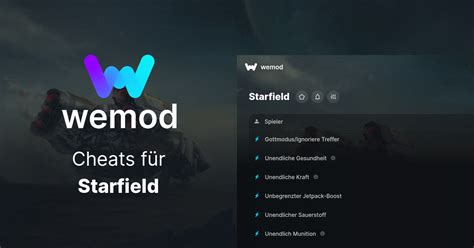 Starfield Cheats Und Trainer F R Pc Wemod