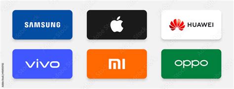 largest smartphone manufacturing companies logos including samsung ...