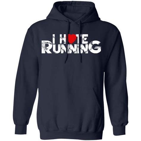 I Hate Running Shirt | Allbluetees.com