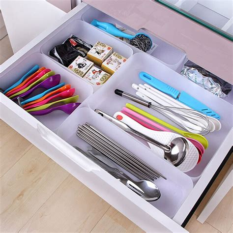 Windfall Kitchen Drawer Organizer Expandable Silverware Organizerutensil Holder And Cutlery