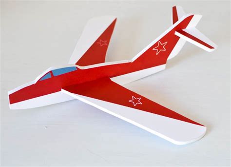 DIY Foam Glider Airplane with Printable Pattern & Design | Printable patterns, Airplane crafts ...