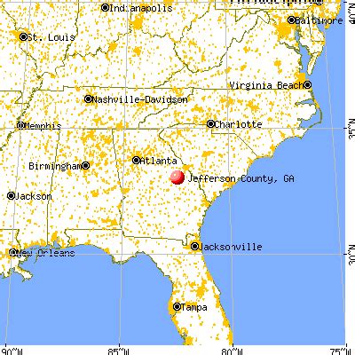 Jefferson County, Georgia detailed profile - houses, real estate, cost ...