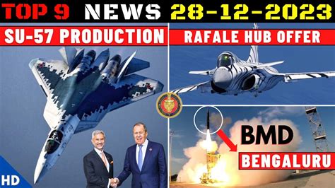 Indian Defence Updates Su Production Rafale Hub Offer Akash To