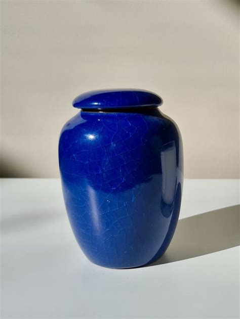 Sea Urn Blauw Hoogwaardig Keramiek Moderne Urn Kleine Urn