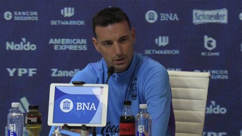 Scaloni Messi está bien hablaré con él para definir si juega de