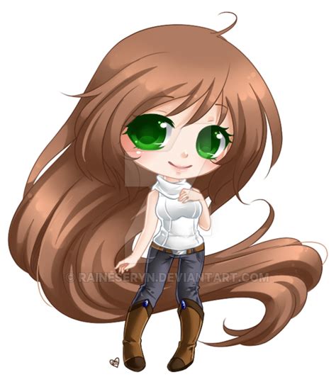 Mahel Chibi Commission By Raineseryn Chibi Chibi Hair Anime Chibi