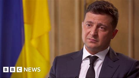 Ukraines Volodymyr Zelensky On Trump Biden Battle