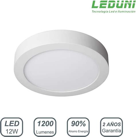 Leduni Plafonnier Rond Led En Aluminium W Lm Ip