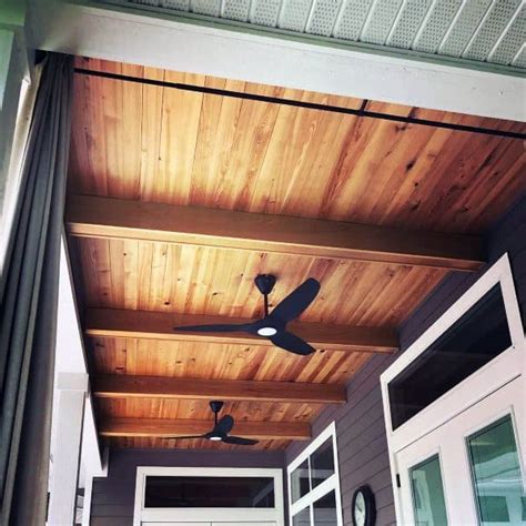 Top 70 Best Porch Ceiling Ideas - Covered Space Designs