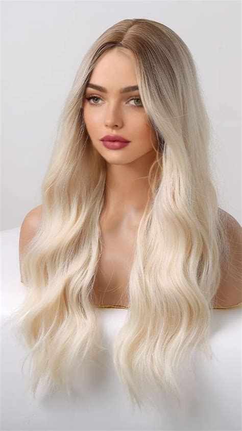 Jooler Blonde Wig Platinum Blonde Wigs For Women Long Blonde Wig For Women Ombre Blonde Wigs