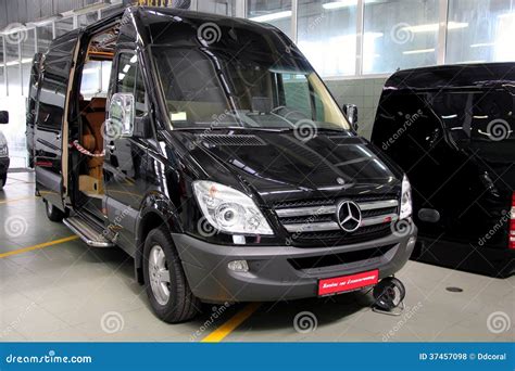 Black Mercedes-Benz Sprinter 324 Editorial Stock Photo - Image of ...