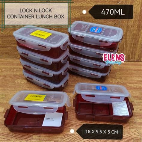 Lock N Lock Kotak Makan Lunch Box Container Ml Lazada Indonesia