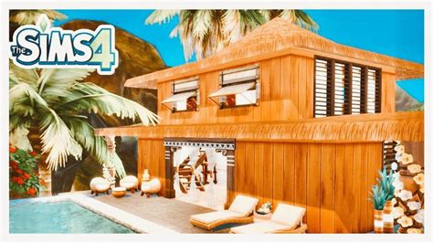 Sulani Beach Villa I The Sims 4 Stop Motion Build Summer House Tray Cc Folder 💗 Free Download