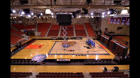 Time Lapse Of The New Hawkins Arena Scoreboard Youtube