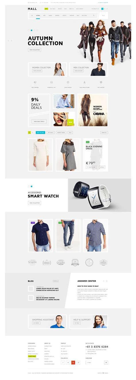 15 Best Ecommerce Psd Templates 2015