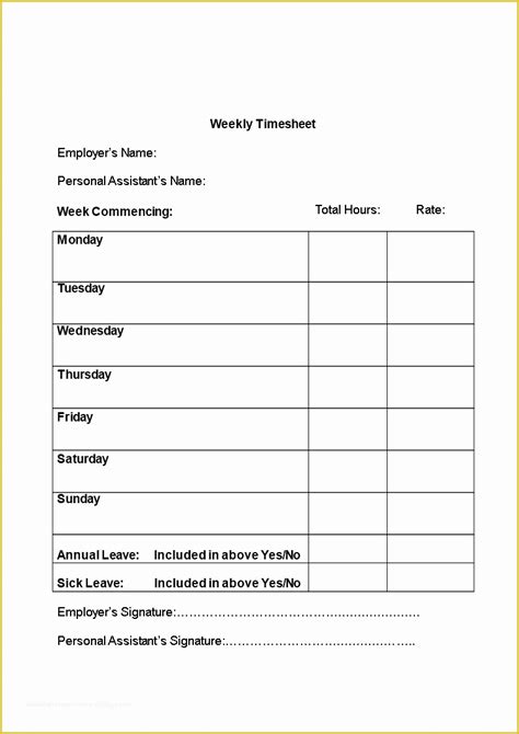 Simple Timesheet Template Free Of Simple Timesheet Templates Doc Pdf