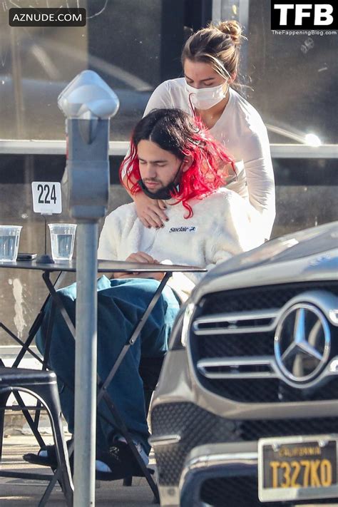 Addison Rae Sexy Seen Braless Showing Off Her Hot Tits And Ass During Breakfast Aznude