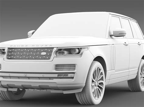 Range Rover Svautobiography L Modelo D Obj Ds C D