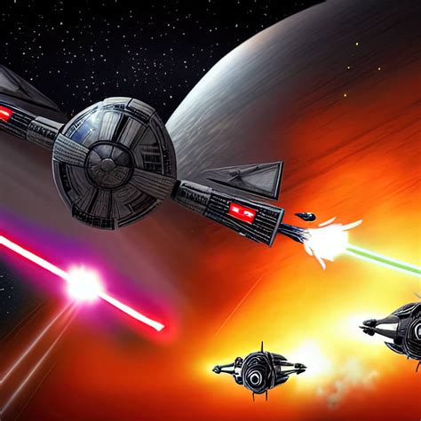 Star Wars Space Battle 1 by IntiArt on DeviantArt