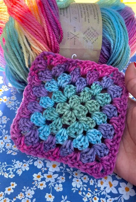 Mastering Granny Squares A Step By Step Crochet Tutorial Etsy