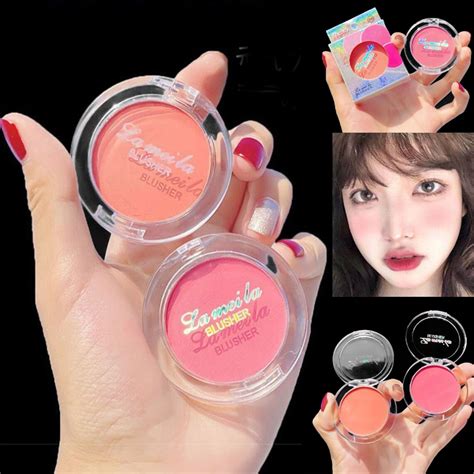 Naked Makeup Naturally Brightens Rouge High Gloss Powder Blusher All In One Rouge Shopee Malaysia