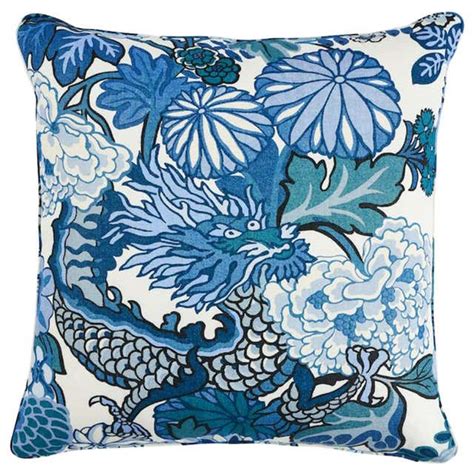 Schumacher Chiang Mai Dragon 22 Pillow In Jade For Sale At 1stdibs