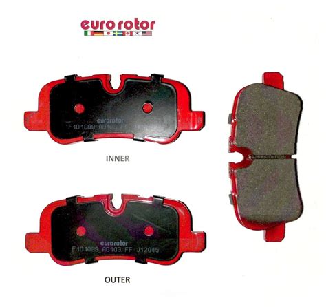 Disc Brake Pad Set Hse Eurorotor F D For Sale Online Ebay