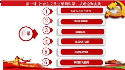 第一课 社会主义从空想到科学、从理论到实践的发展共19张ppt 2024年高考政治一轮复习（统编版必修1） 21世纪教育网