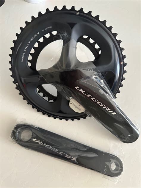 Shimano Ultegra R8000 Crankset Dual Power Meter Sports Equipment