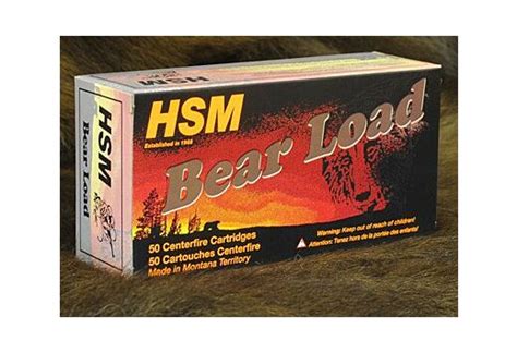 Hsm Bear 454 Casull 325gr Wfn 50rd 10bx Cs