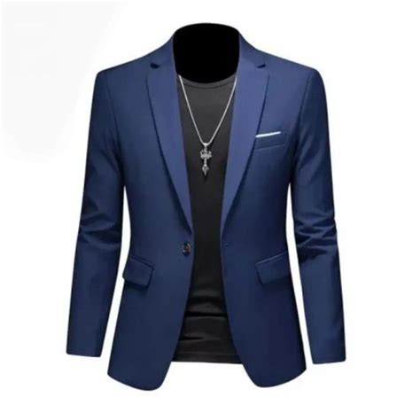 Jual Jas Blazer Pria Slim Fit Formal Kantoran Wisuda Nikah Shopee