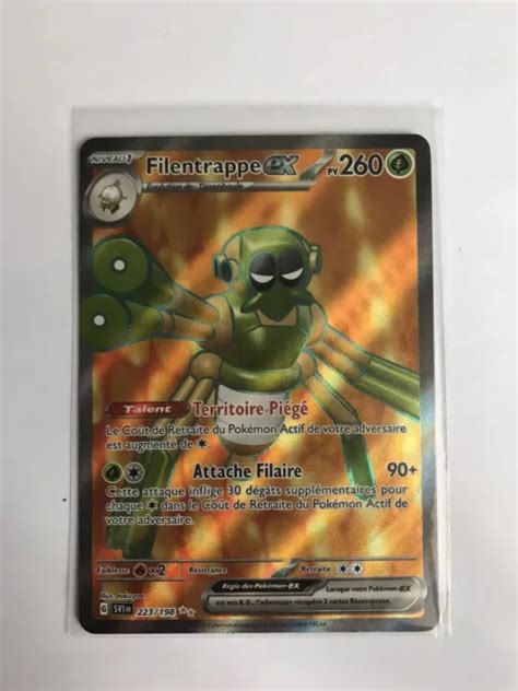 POKÉMON FILENTRAPPE ex 223 198 Écarlate et Violet Full Art