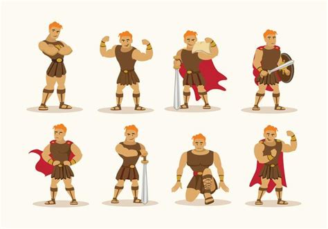 Hercules Character Vector 139905 Vector Art at Vecteezy