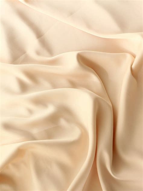 Cream Silk Satin Fabric By The Yard Lingerie And Dress Silk Etsy