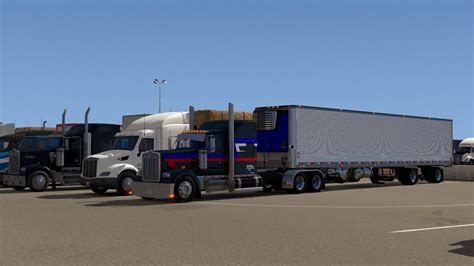 American Truck Simulator Jon Ruda W900l Utility 3000r Reefer By Dro Modding And 5150 3d Youtube