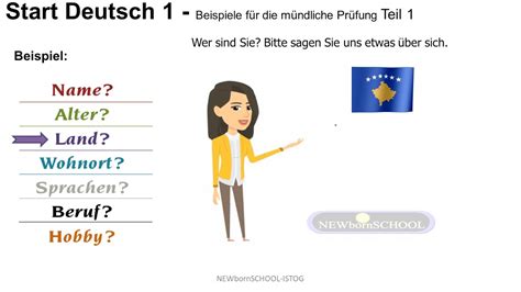 Start Deutsch Sprechen Teil Neu Goethe Zertifikat A