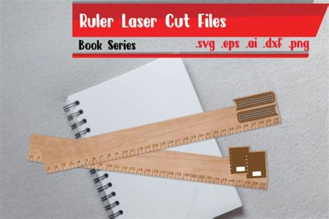 Ruler Laser Cut Ruler Book Series Graphic By Assalwaassalwa