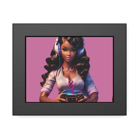 Black Barbie Gamer Poster: Perfect Addition to Any Girl Gamer's Space ...