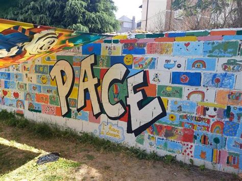 Un Murale Dedicato Alla Pace Dal Centro Estivo Di Sant Egidio Cesena