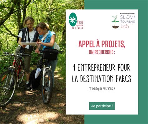 Appel à projet Un entrepreneur pour la Destination Parcs