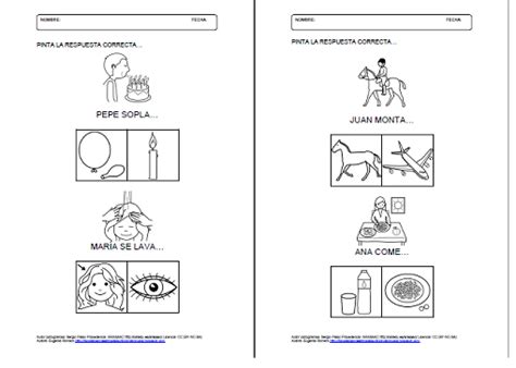 El Blog De L S Maestr S De Audicion Y Lenguaje Fichas Para Trabajar La