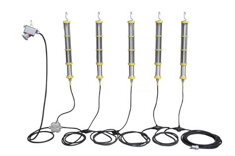 Larson Electronics Explosion Proof Led Aluminum String Lights Class 1 Div 1 5 Lights