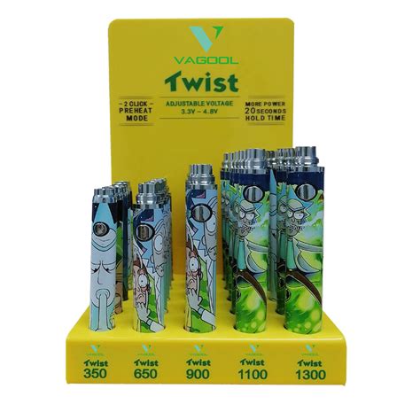 Vagool Cbd Battery Display Ct Ct Ct Display Preheat Slim Twist