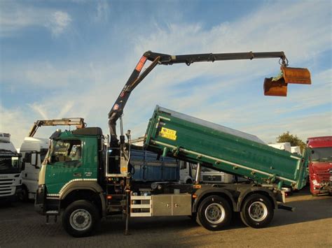 Volvo FMX 380 Euro 6 HMF Z Crane 6x6 Hardox KIPPER Multi Kap