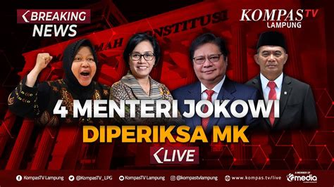 BREAKING NEWS Menteri Sri Mulyani Airlangga Risma Muhadjir Jadi