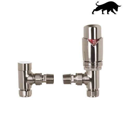 Bull Trv Angled Valves Brushed Nickel