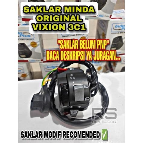 Jual Saklar Kiri Vixion Old Minda Lama C Bisa On Off Lampu Ada