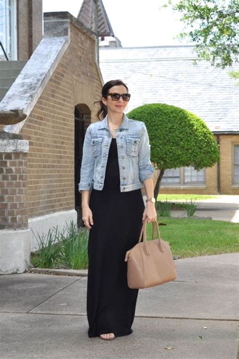 Maxi Dress Denim Jacket