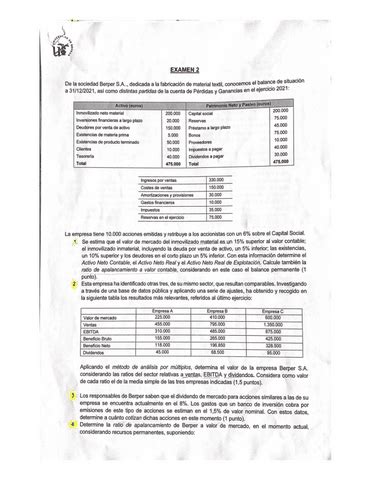 Examen Resuelto Berper Anotaciones De Clase Pdf