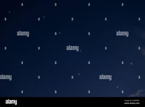 Big Dipper Ursa Major Constellation In Night Sky Stock Photo Alamy